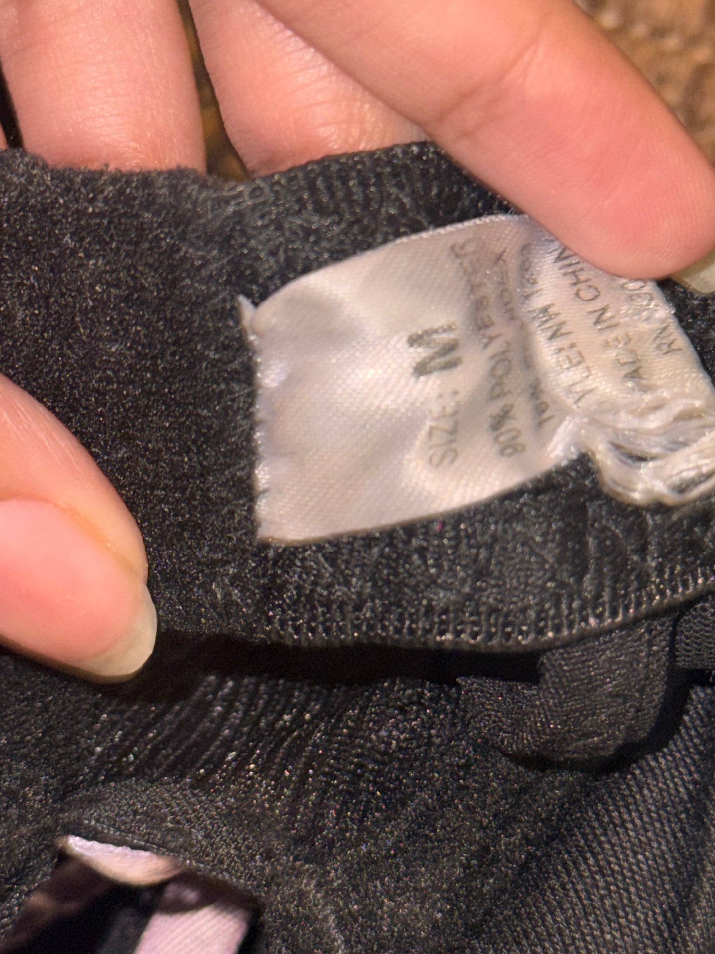 Tagged lingerie medium