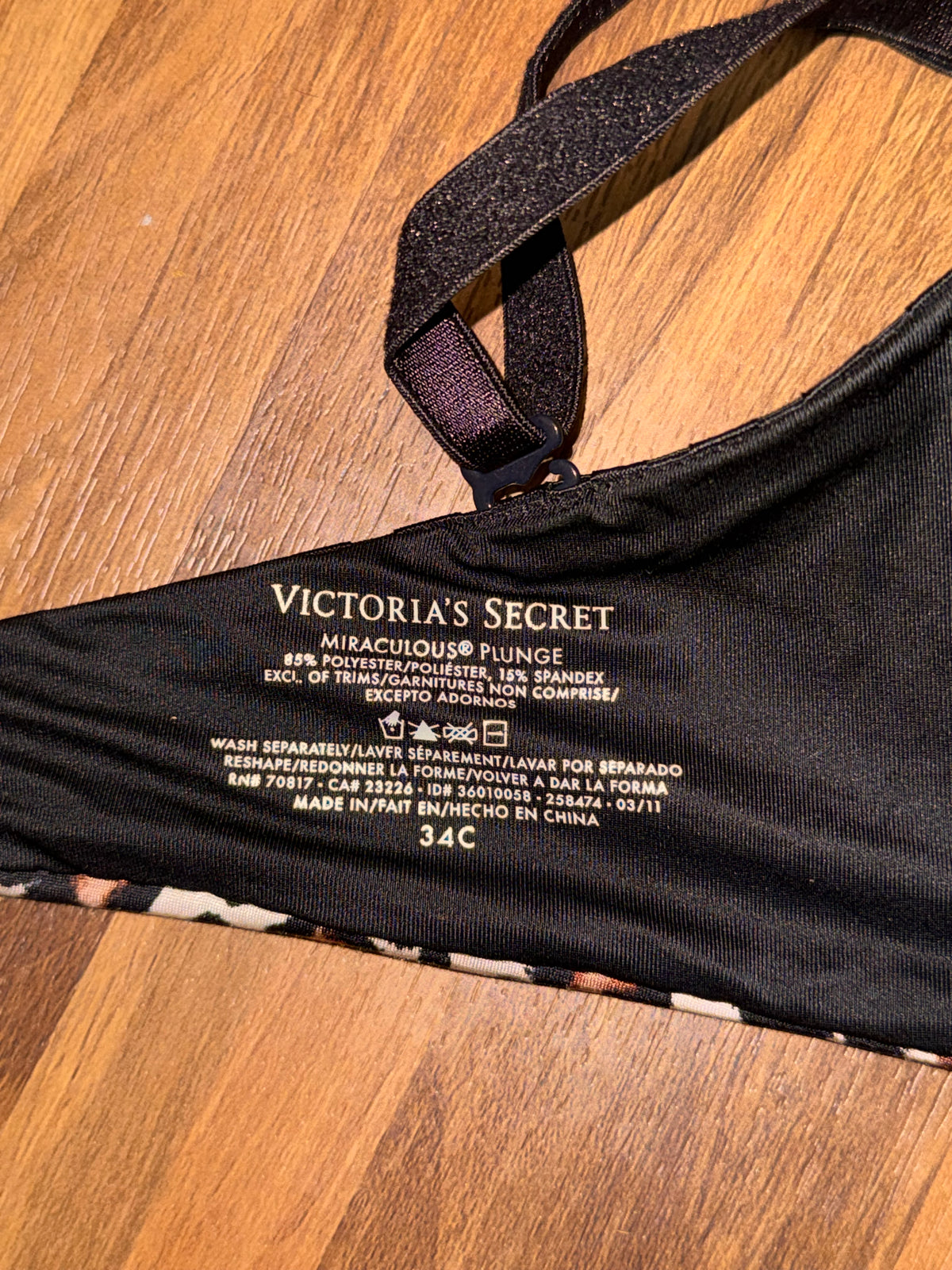 Vs padded 34c