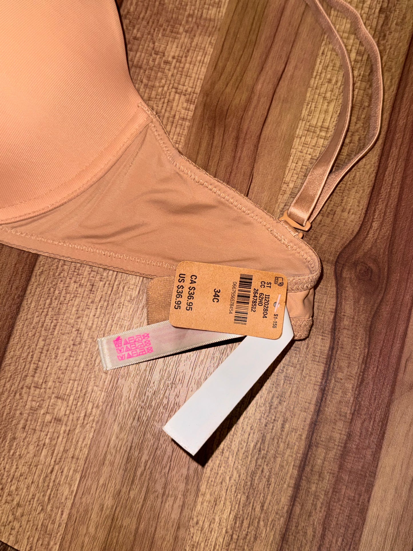 PINK 34C tagged