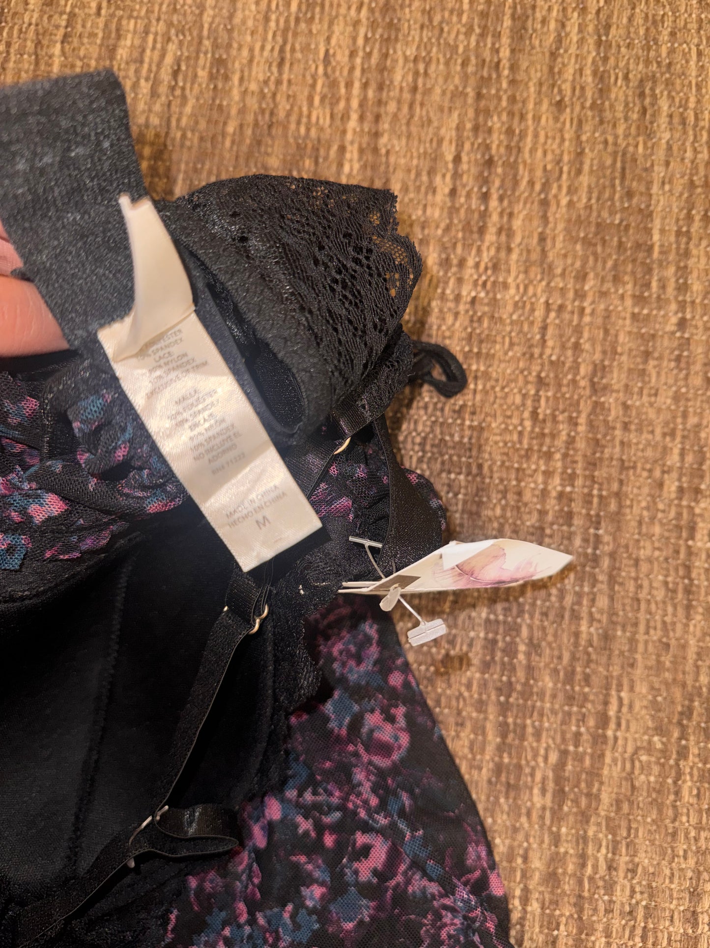 Tagged lingerie medium