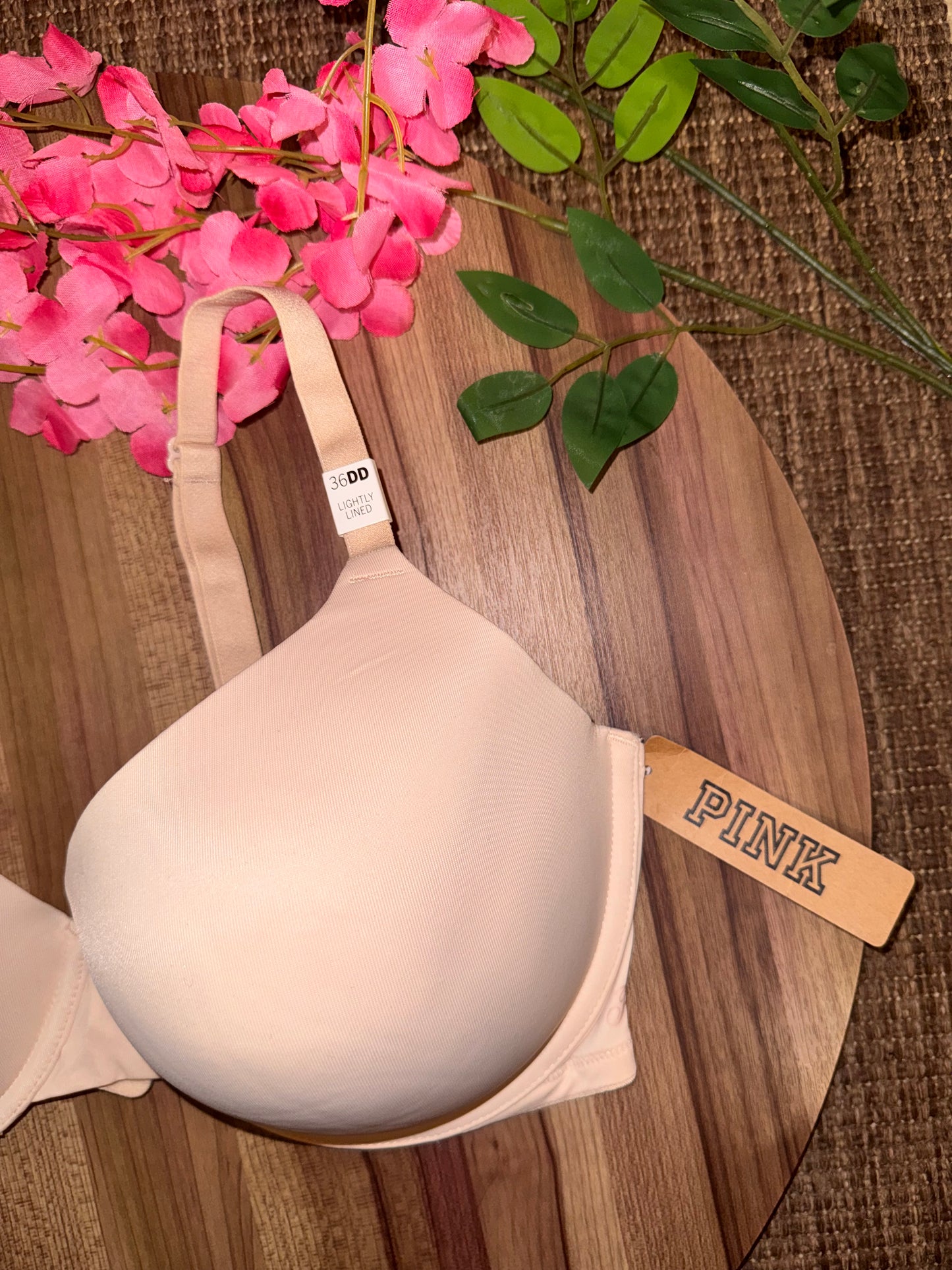 Pink 36DD tagged