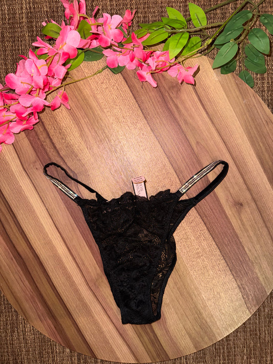 VS Tagged rhinestone panty