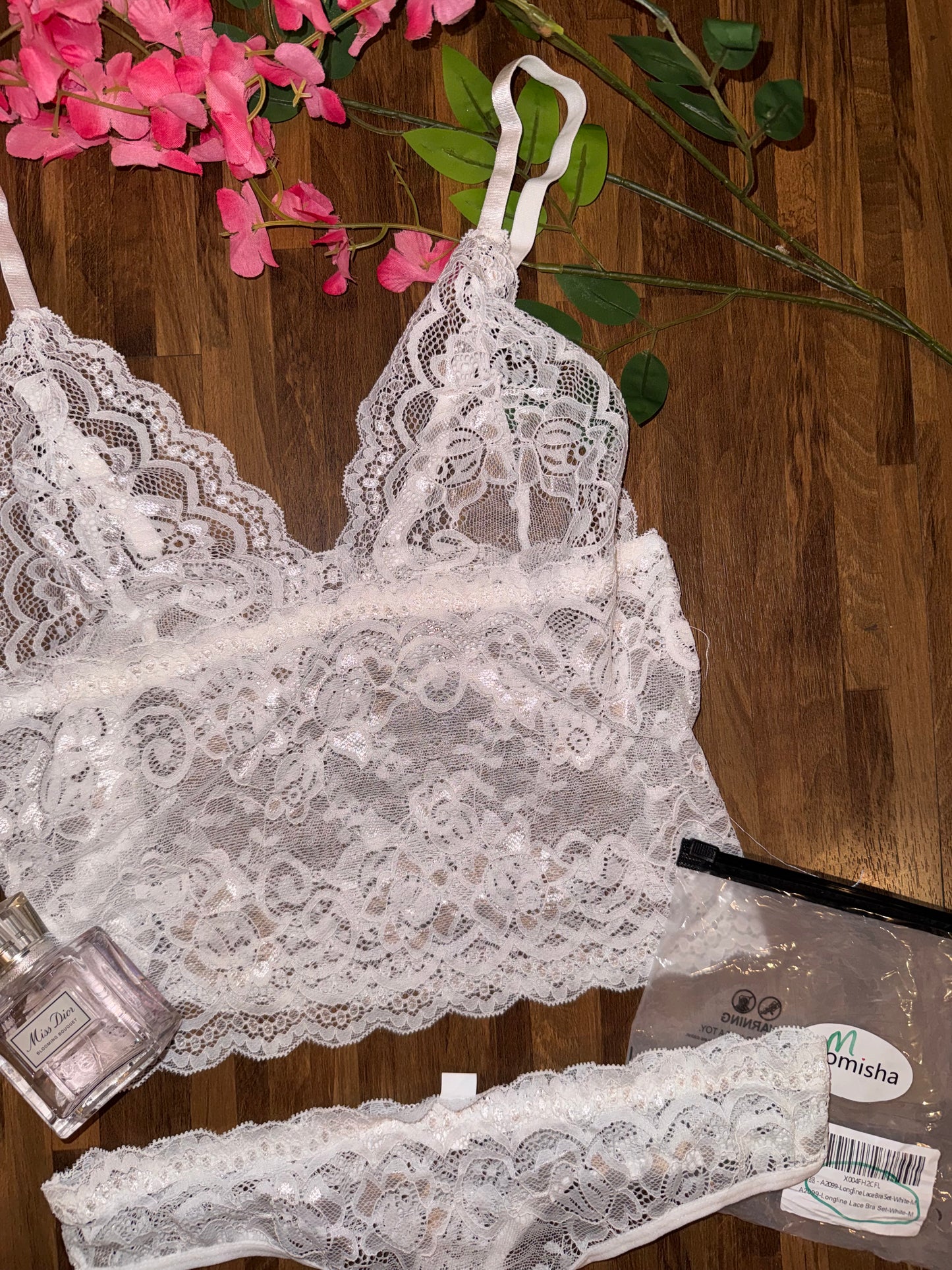 White lingerie set medium