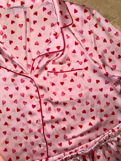2 pc silk pj medium