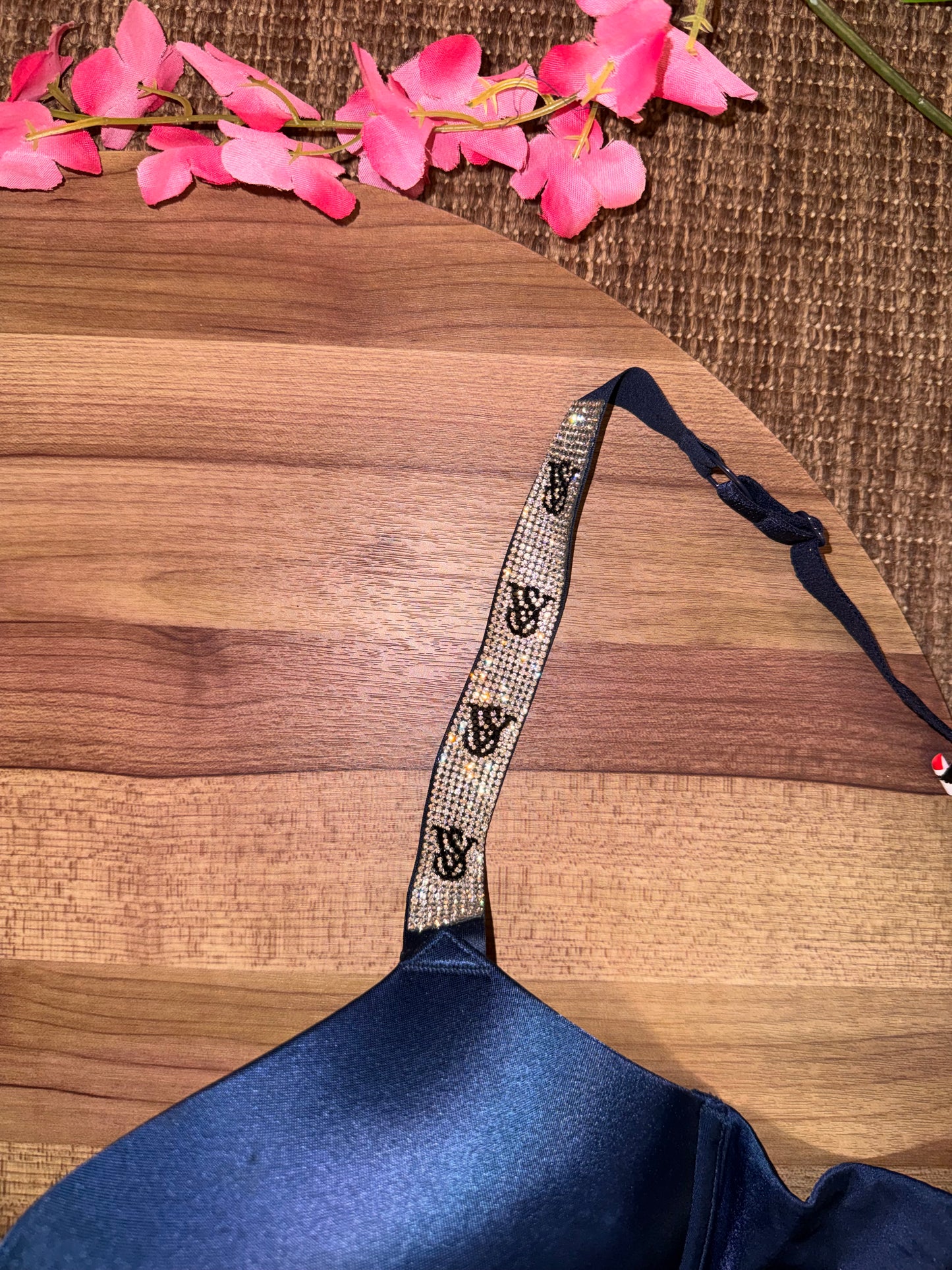 VS fancy rhinestone bra 36D