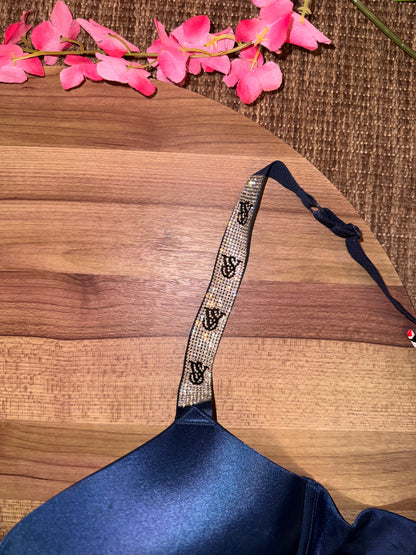 VS fancy rhinestone bra 36D