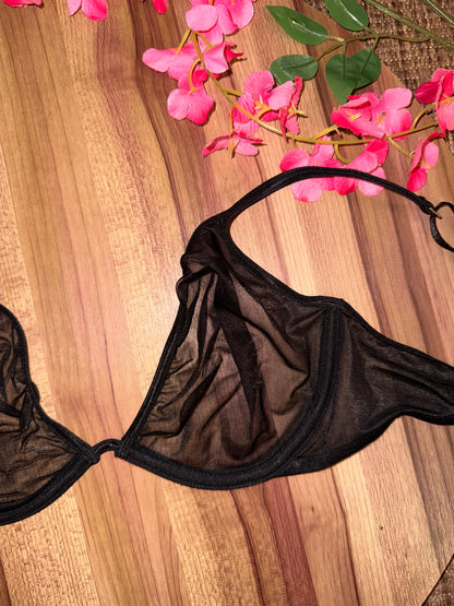 Vs tagged sheer bra