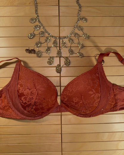 VS Orange Bra 34D