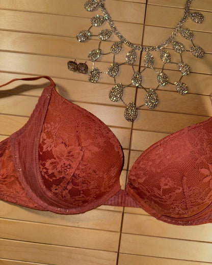 VS Orange Bra 34D