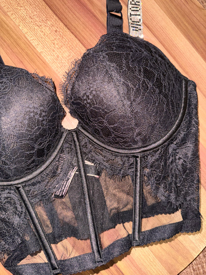VS rhinestone corset 34C