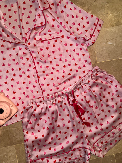 2 pc silk pj medium