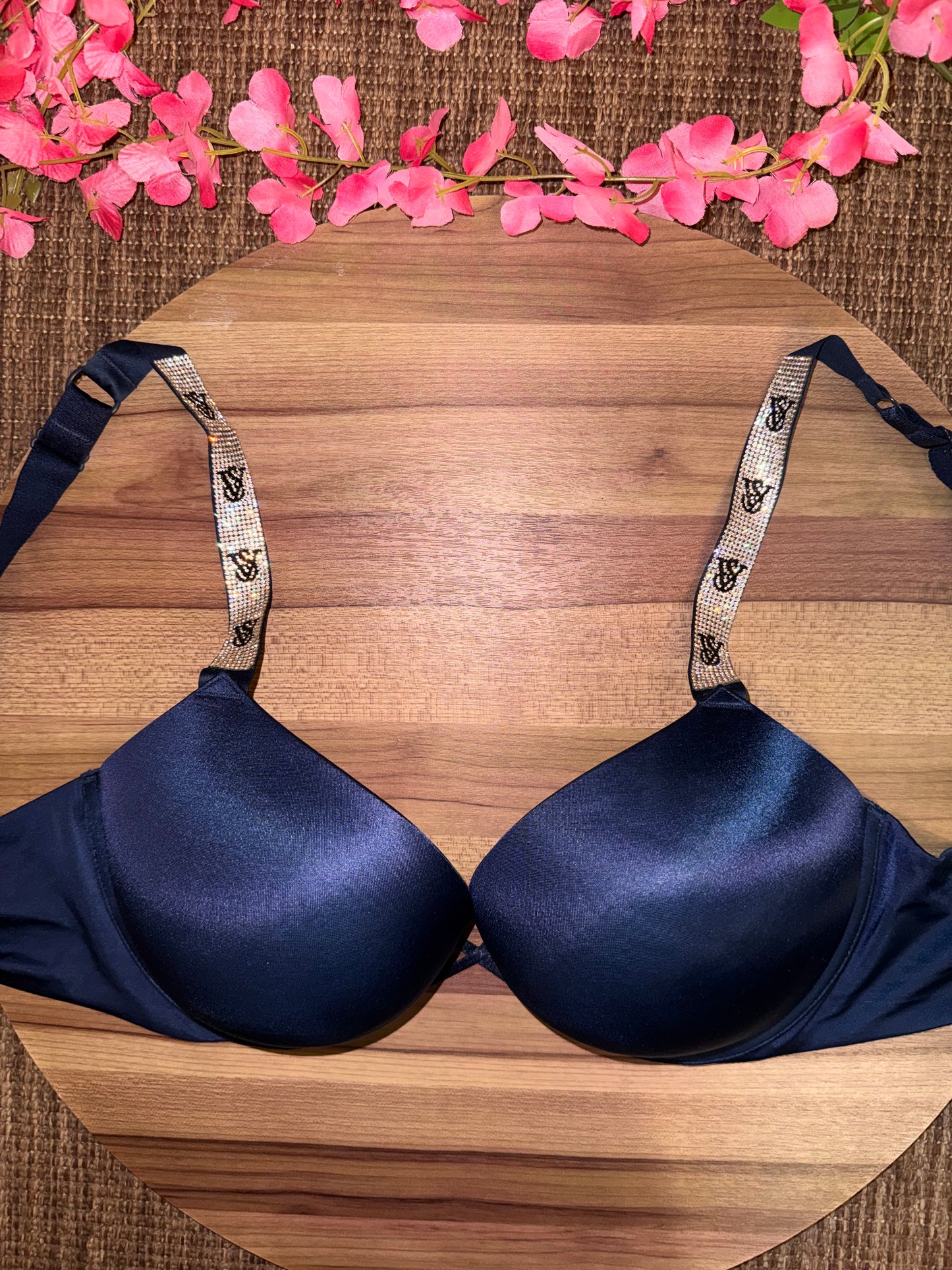VS fancy rhinestone bra 36D