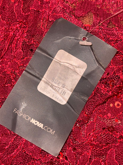 Lingerie mahroon medium