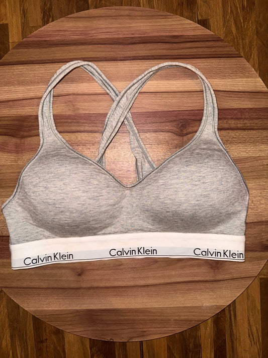 Branded sports bra large