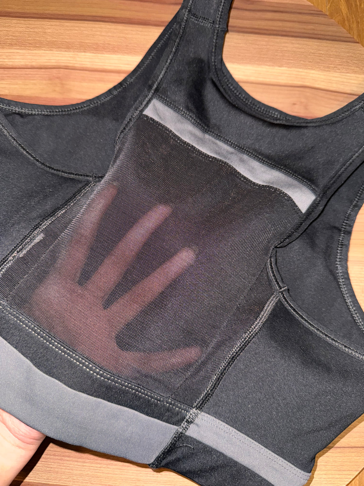 Branded sports bra medium