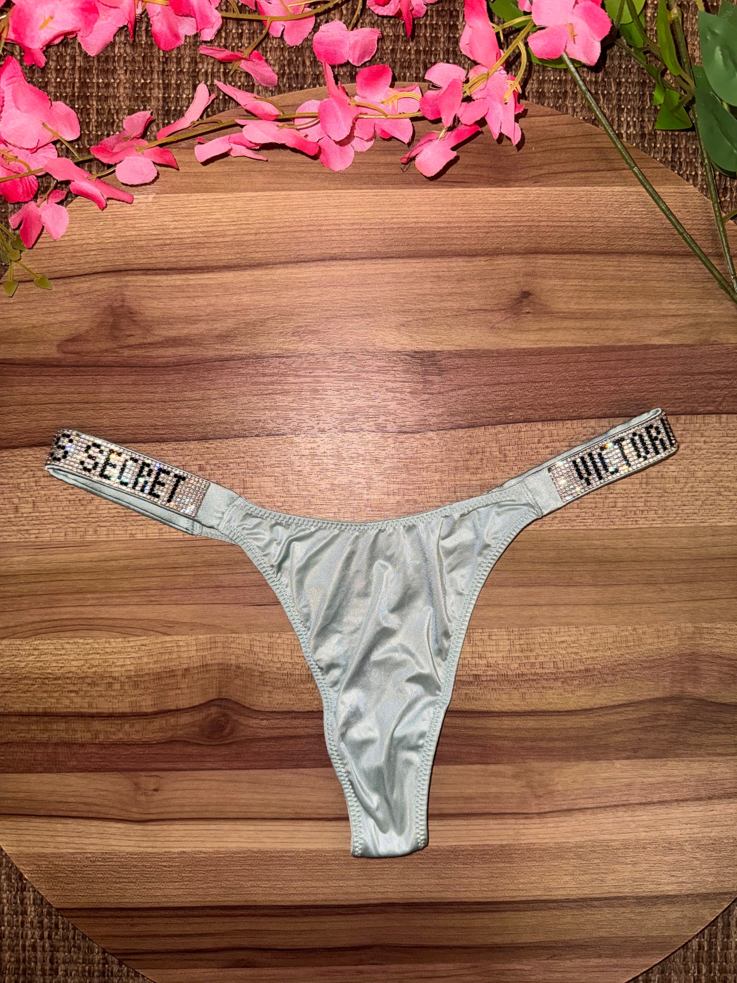 VS rhinestone panty xs