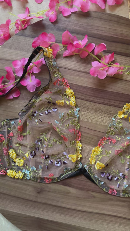 VS embroidered bra 36DD