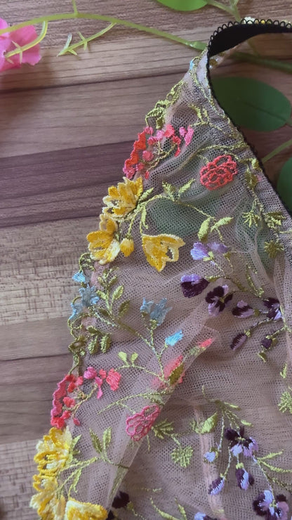 VS embroidered bra 36DD