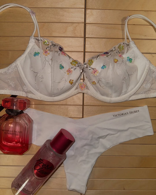 VS Exclusive Hand-work Bra Set 36B